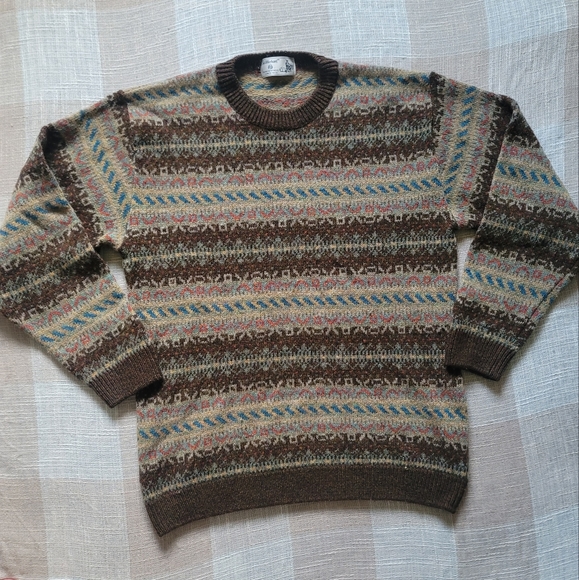 Vintage Knit Wool Sweater - Picture 4 of 11